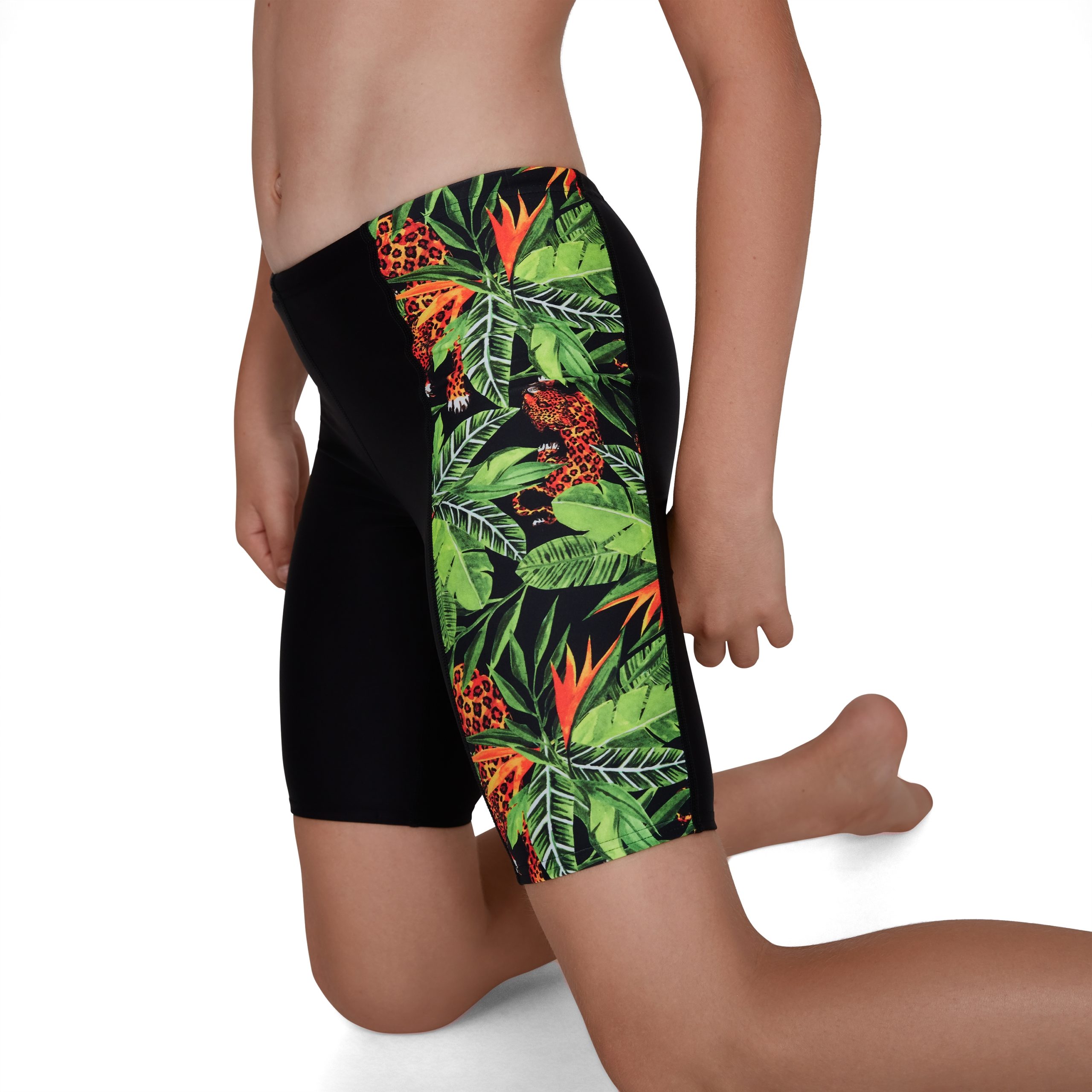 Speedo Panel Jammer Endurance10 JungleRoar Allover Zwart & Multi 809531D841 - Afbeelding 4