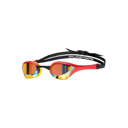 Arena Cobra Ultra Swipe Spiegelzwembril Goud & Rood