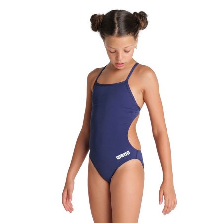 Arena Badpak Meisjes Challenge Solid Navy & Wit