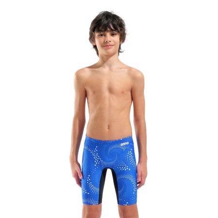 Arena Jammer Jongens Fireflow Zwart & Blauw