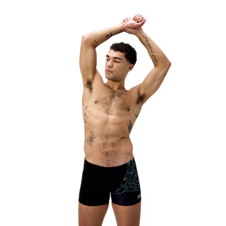 Speedo Hyperboom V-Cut Aquashort Zwart & Multi
