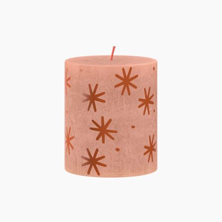 Bolsius Silhouette rustiekkaars 80 & 68 Creamy Caramel