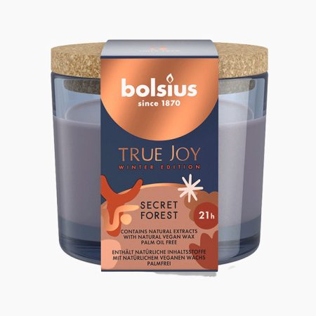 Bolsius True Joy Geurglas met kurk 66/83 Secret Forest