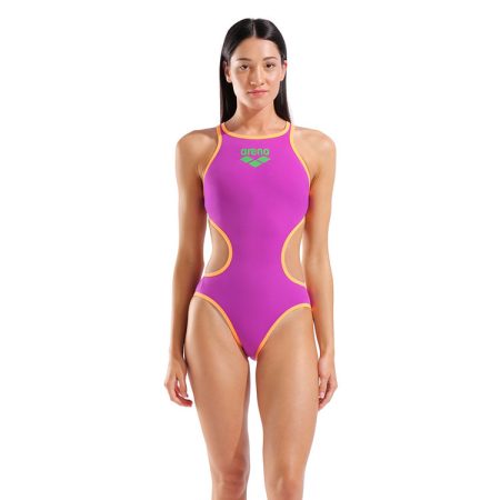 Arena One Biglogo Badpak Fuchsia & Neon Orange