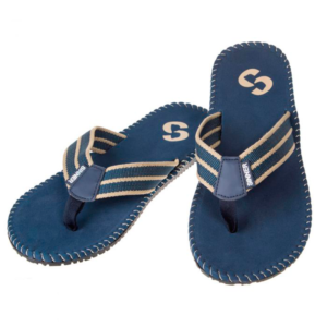 heren slippers blauw